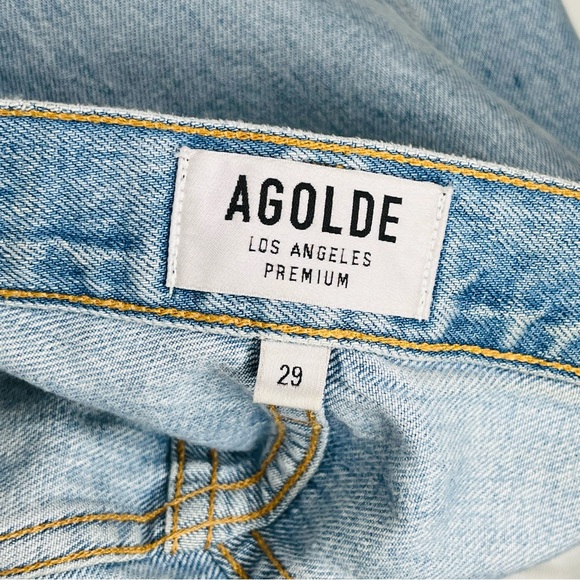 Agolde‎ Riley High Rise Straight Crop Jeans - Picture 5 of 9